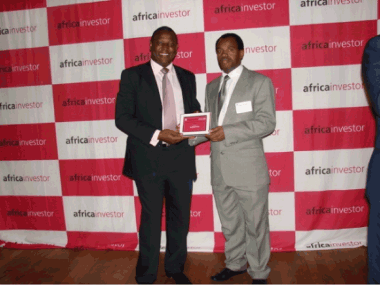 Equity Bank Receiving Africa Investor of the Year Award 2011