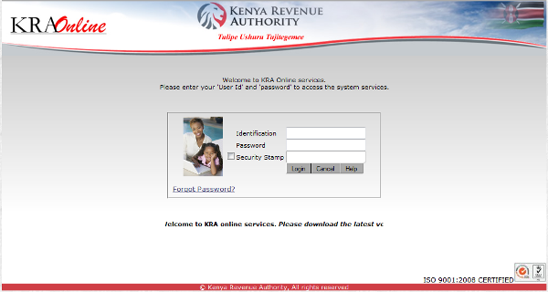 KRA Integrated Tax Management System (ITMS)
